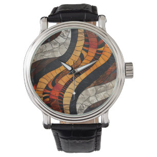 African Tribal Mönster Watch Armbandsur