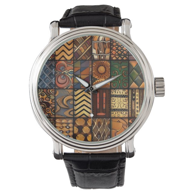 African Tribal Mönster Watch Armbandsur (Framsida)