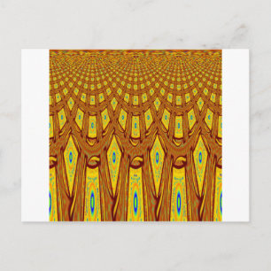African Tribal Motif Vykort