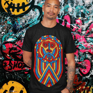 African tribal warrior t shirt