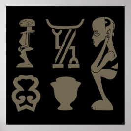 African tribe people poster