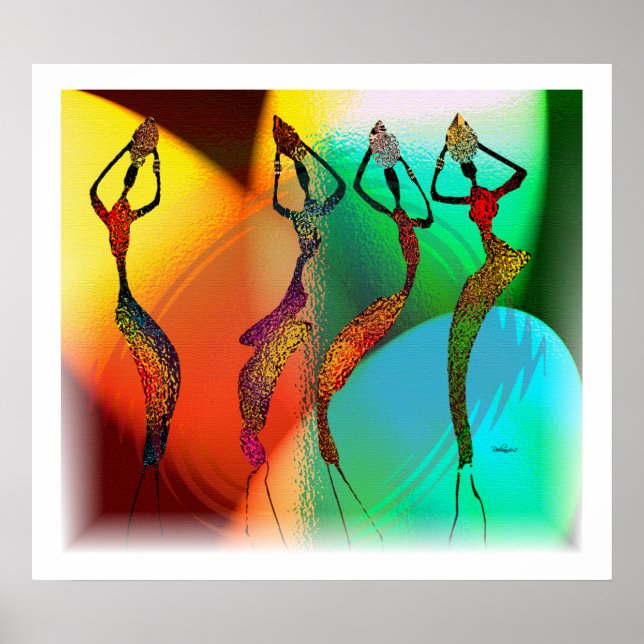 African Vas Confetti Firande Poster (Framsidan)