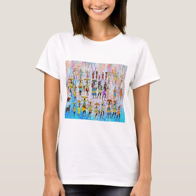 African Village T Shirt (Framsida)