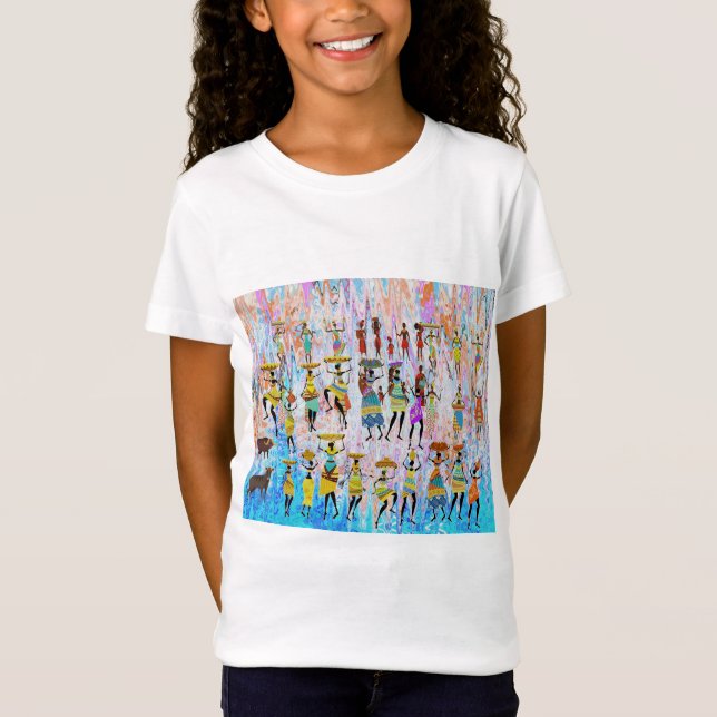 African Village T Shirt (Framsida)