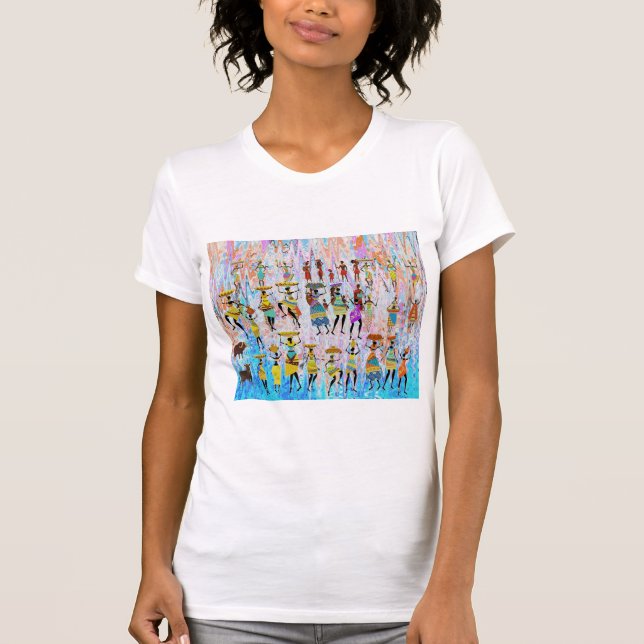 African Village T Shirt (Framsida)