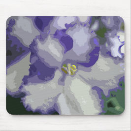 African Violet Abstrakt Mousepad Musmatta