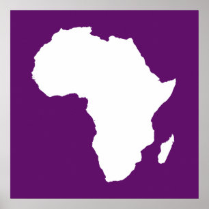 African Violet Audacious Afrika Poster
