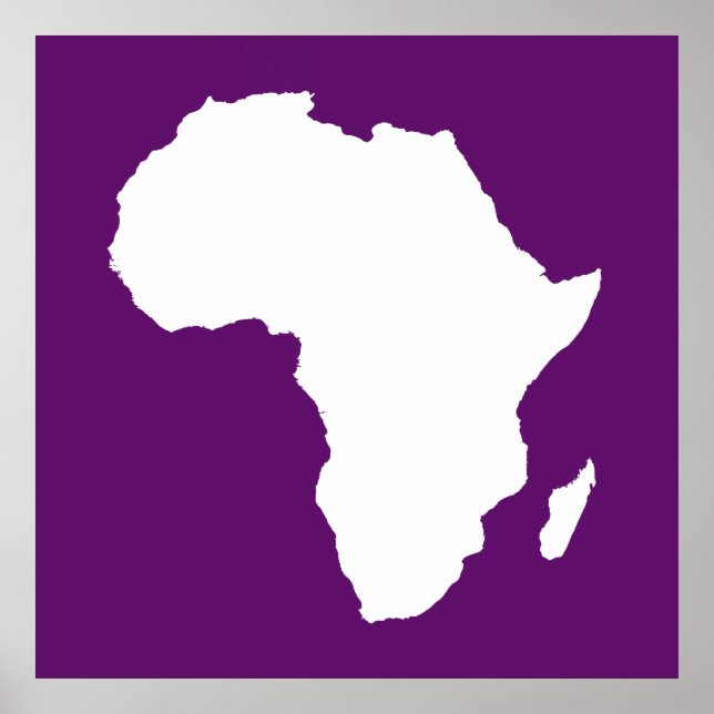 African Violet Audacious Afrika Poster (Framsidan)
