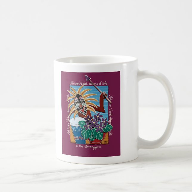 African Violet i Serengetti Kaffemugg (Höger)