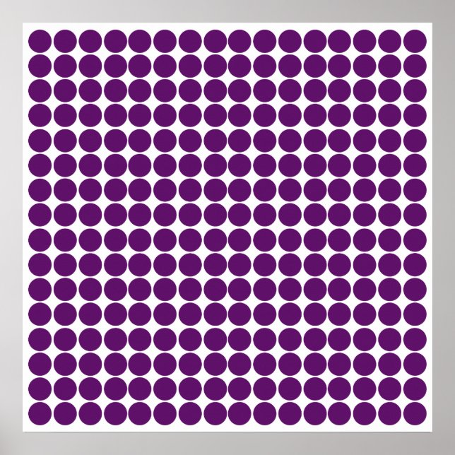 African Violet Safari Dot Poster (Framsidan)