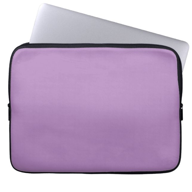 African Violet Solid Färg Laptop Fodral (Framsidan)