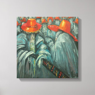 African wall decor canvastryck