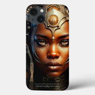 African Warrior Princess Afrofuturism Render