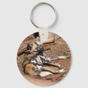 african-wild-dog-018 nyckelring