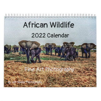 African Wildlife 2022 Calendar Kalender