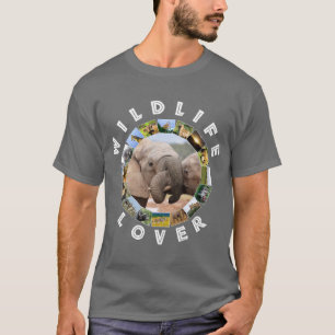African Wildlife Älskare Elephant Trunks T Shirt