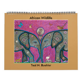 African Wildlife Calendar Kalender