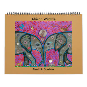 African Wildlife Calendar Kalender