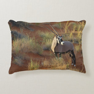 African Wildlife Oryx Antelope Sand Dune Savannah Prydnadskudde