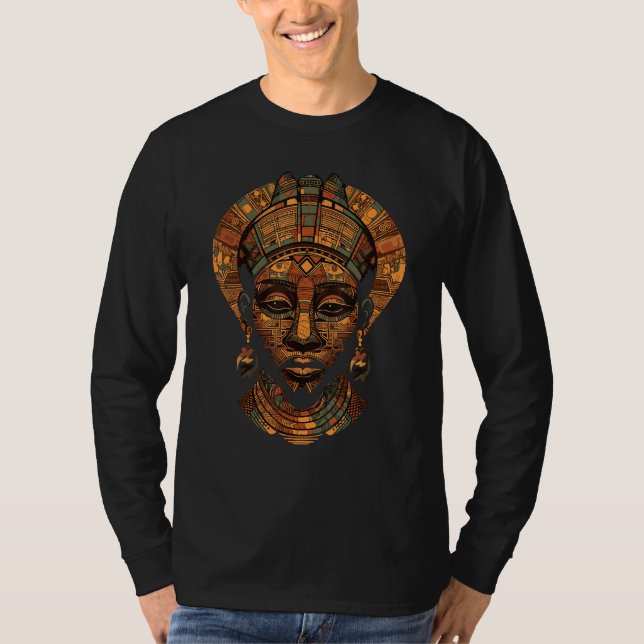 African with pan africanism symbolism t shirt (Framsida)