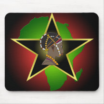 African Woman Continent & Star