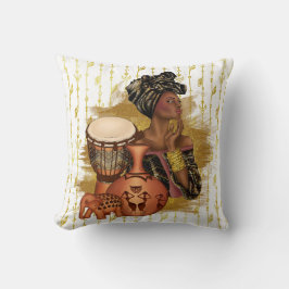 African Woman Dekorativ kudde