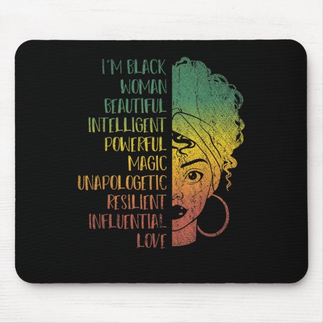African Woman Girls Gift Melanin Pride Black Histo Musmatta (Framsidan)