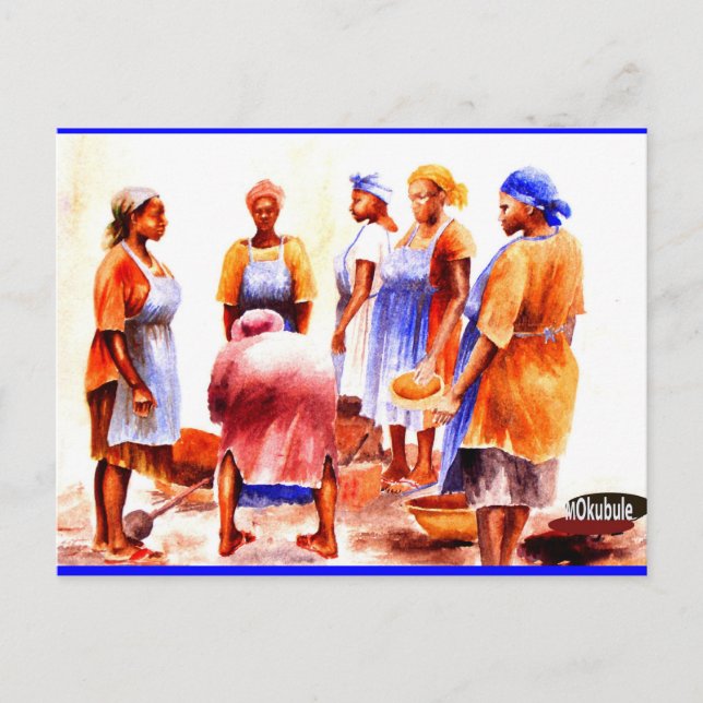 AFRICAN WOMAN MOJISOLA A GBADAMOSI VYKORT (Framsida)