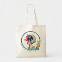 African Woman Tote