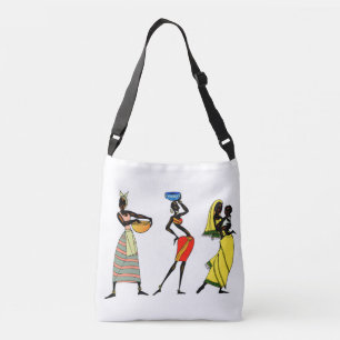 African Women Print Tote Bag Axelväska