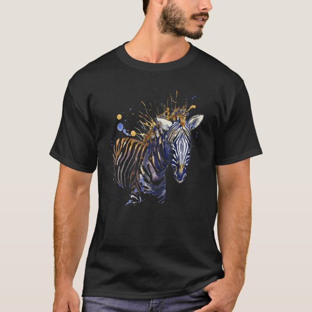 African Zebra Graphic T Shirt (Framsida)