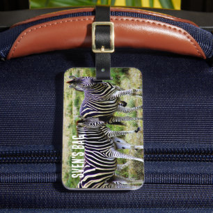 African Zebra Pair Bagagebricka