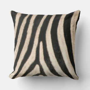 African Zebra tryck, Wildife, Safari Decor Kudde