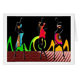Africana Hälsningskort
