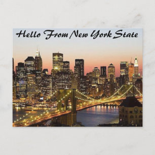 Africankoko anpassningsbar New York State Postcard Vykort