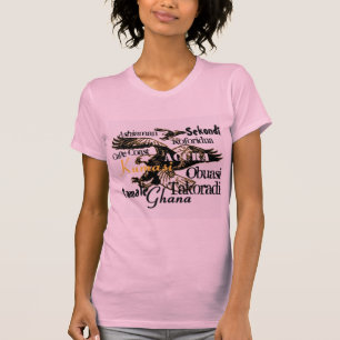 Africankoko beställnings- Ghana T-shrit Tee Shirt