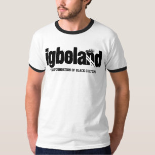 Africankoko beställnings- igbostam, Nigeria Tee Shirt