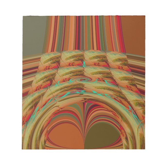 AfricanTradition Hakuna Matata Mountain Ethnic Mot Anteckningsblock (Framsida)