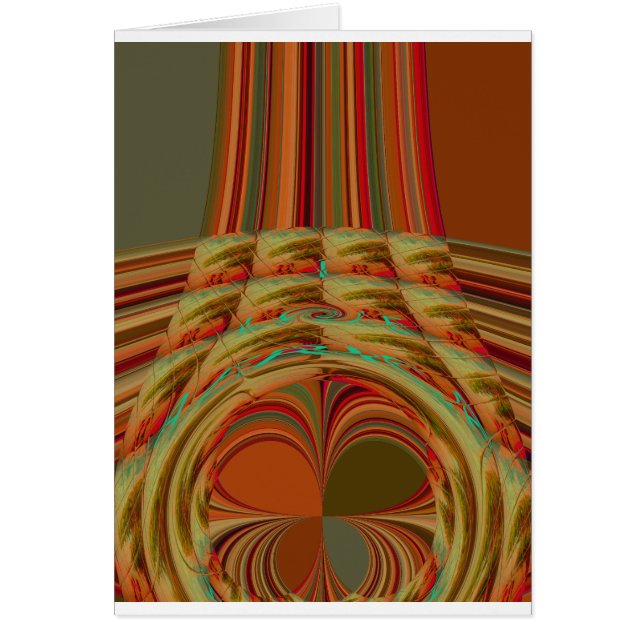 AfricanTradition Hakuna Matata Mountain Ethnic Mot Hälsningskort (Framsidan)