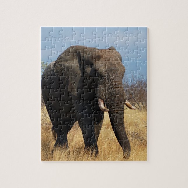 Africian Elephant Pussel (Vertikal)