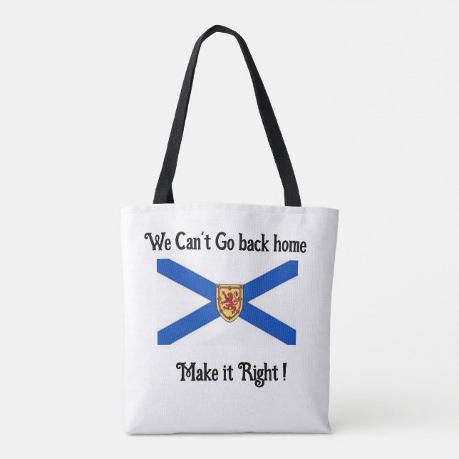 Africville Community Tote bag Tygkasse (Baksida)