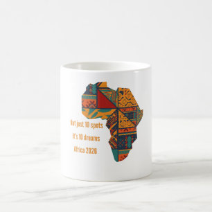 Afrika 10 Drömmar 2026 Fotbollsfan Personlig Mugg