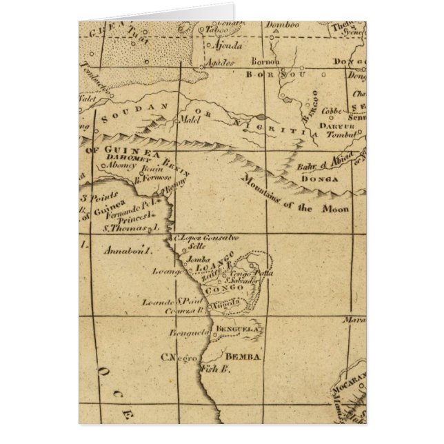 Afrika 11 hälsningskort (Framsidan)