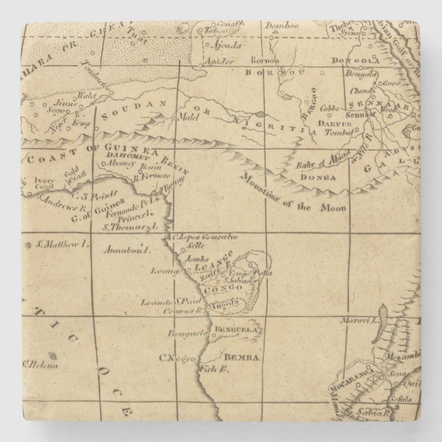 Afrika 11 stenunderlägg (Framsidan)