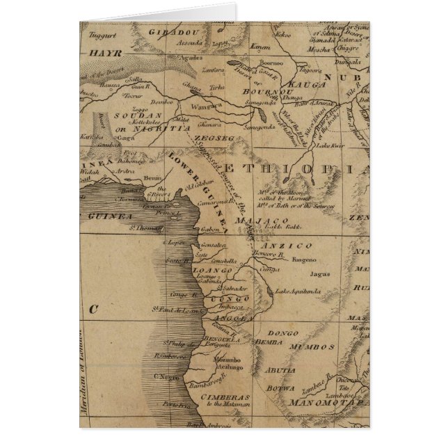 Afrika 12 hälsningskort (Framsidan)