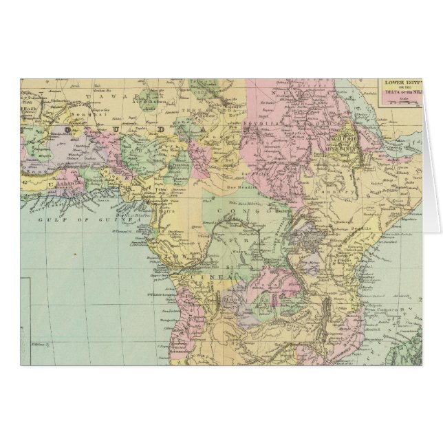 Afrika 12 hälsningskort (Framsidan Horizontal)