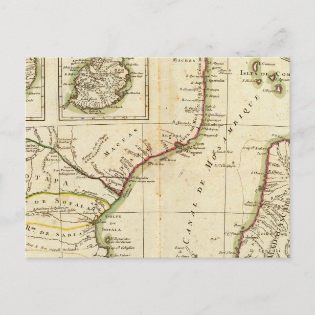 Afrika 14 vykort (Framsida)