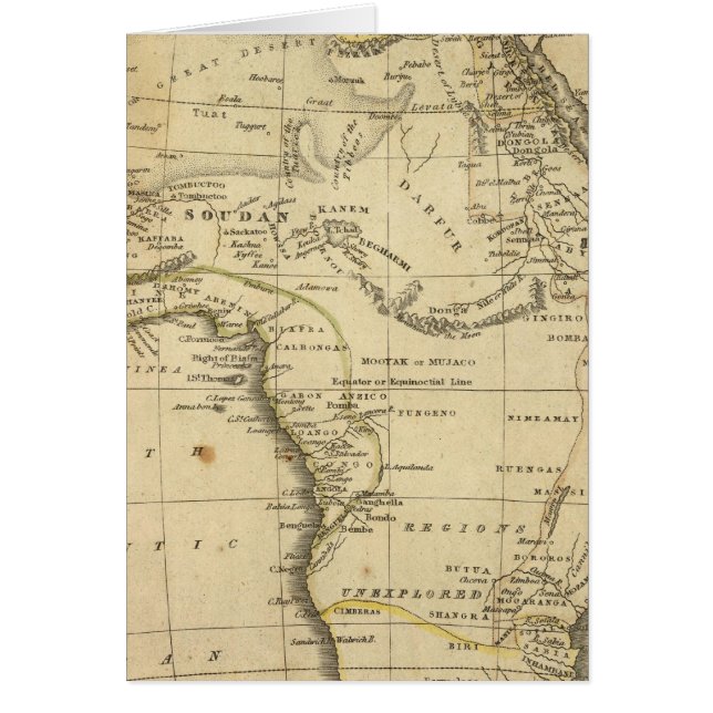 Afrika 17 hälsningskort (Framsidan)