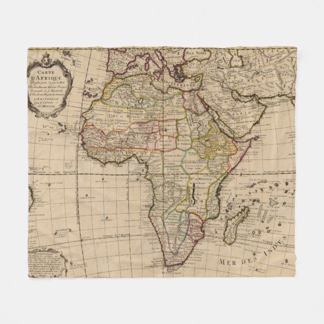 Afrika 19 fleecefilt (Framsidan (Horisontell))