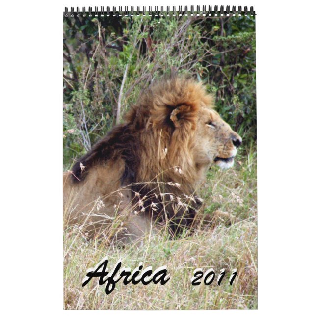 afrika 2011 15 månaders ensidig kalender (Omslag)